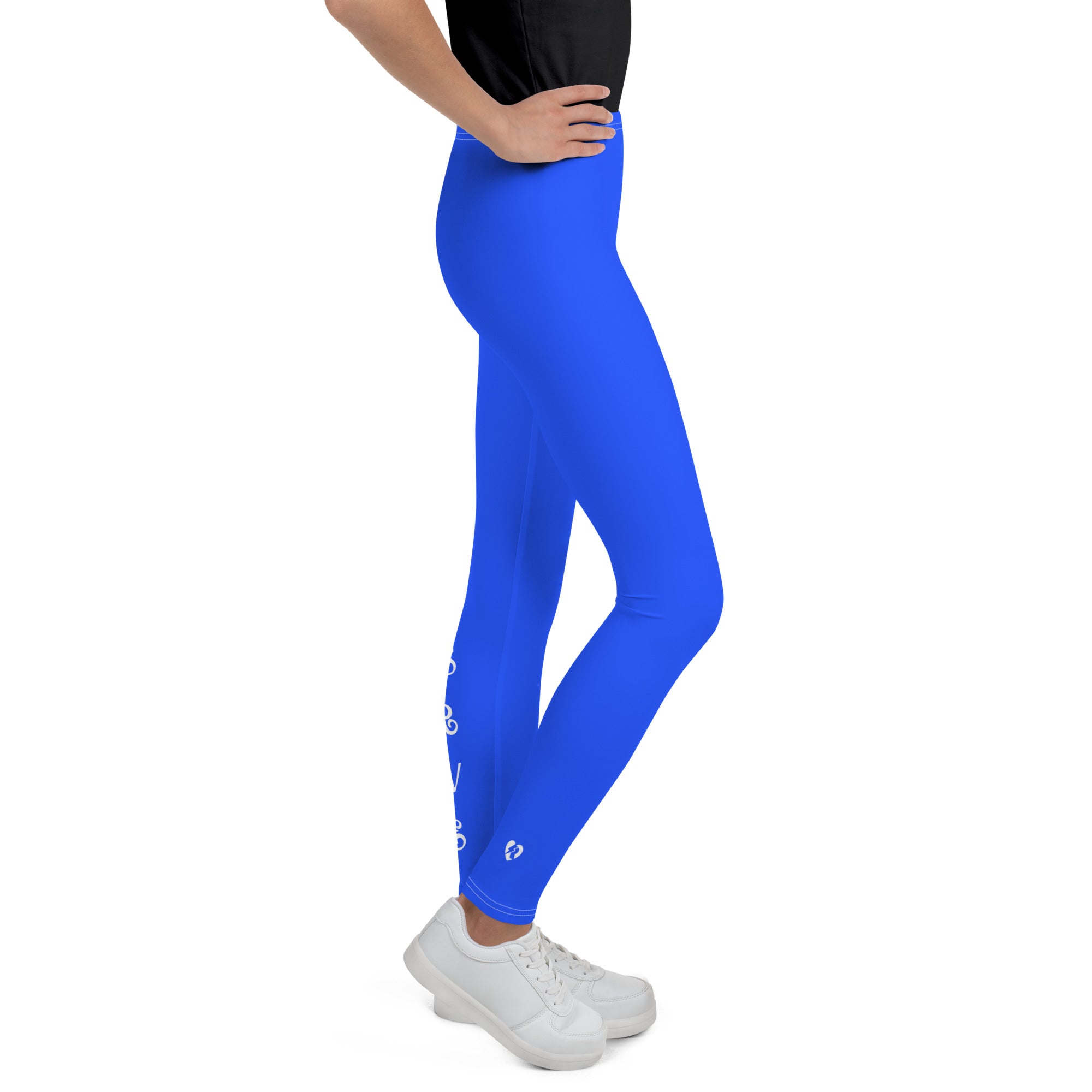 MKV Youth Leggings in Azure Radiance